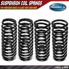 4x Coil Springs Front & Rear Suspension for Mercedes-Benz E-Class W124 1993-1995