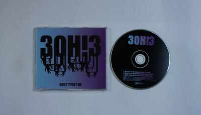 3OH!3 Don't Trust Me EU Adv CDSingle 2009 3 Versions Super Clean etc. Rare