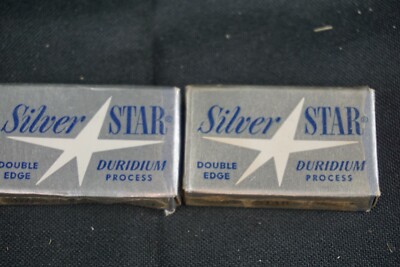 Silver Star Double Edge Razor Blades 2 Boxes of 5 NEW Sealed