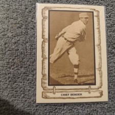 1983 Cramer Baseball Legends Series 4 Chief Bender #93 Philadelphia Athletics ⚾️