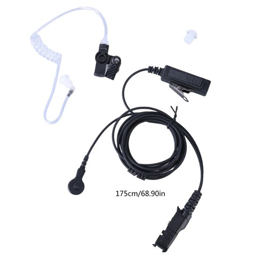 Earpiece Headset Finger PTT Mic for DEP550 Two Way Radio Walkies Talkie - Zdjęcie 8 z 8
