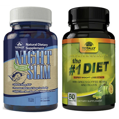 Night Slim Fat Burn Capsules & Green Coffee Bean Weight Loss Dietary Supplements