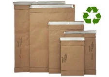 Eco Friendly Brown Kraft Heavy Duty Paper Padded Mailers! Cushioned Recyclable M
