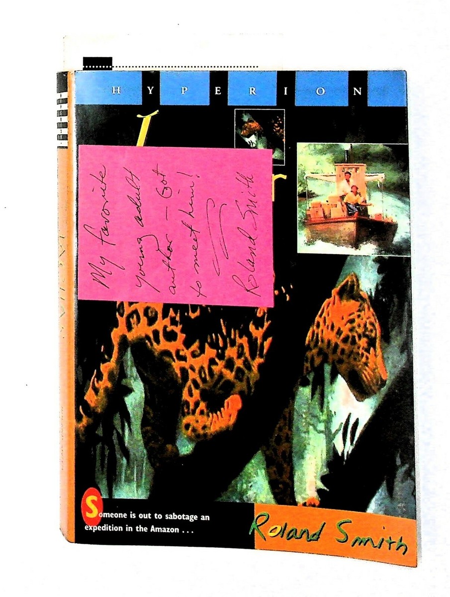 JAGUAR by Roland Smith (Jacob Lansa Series) 1ST EDITION signed