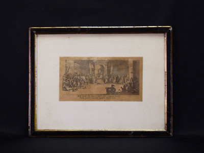 Jacques CALLOT (1592-1635) Old Engravings Etchings Aquaforte Engraving