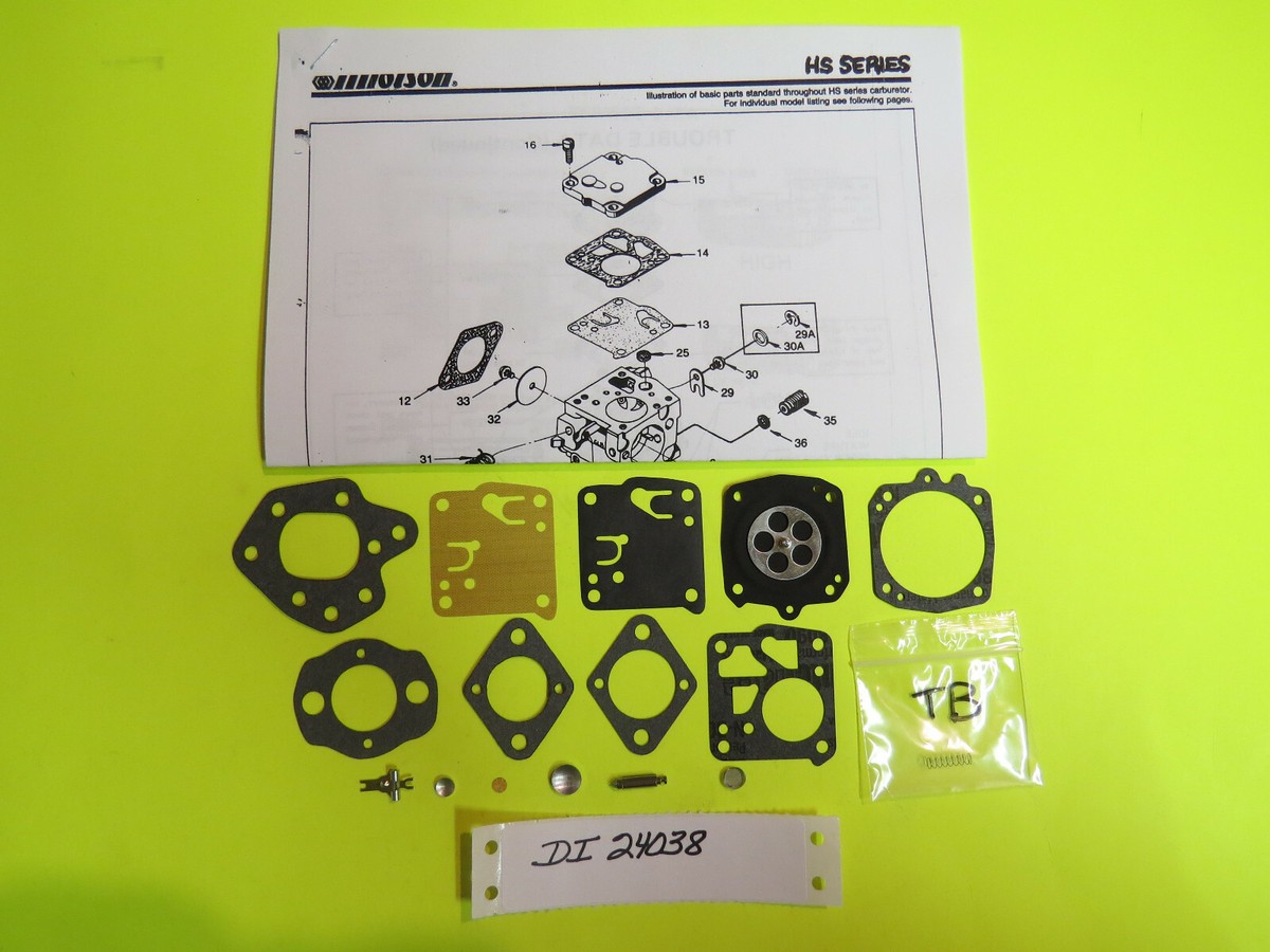Jonsereds Chainsaw 49SP 50 52E Carburetor Tillotson HS21A HS21B C
