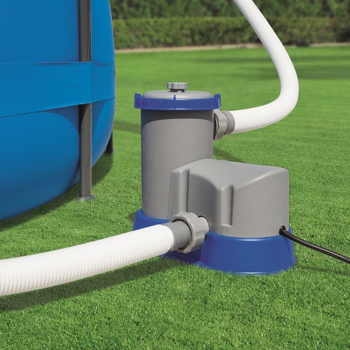 1500 gal gph / 5678 L Bestway Flowclear Above Ground Pool Cartridge Filter Pump - Picture 4 of 5