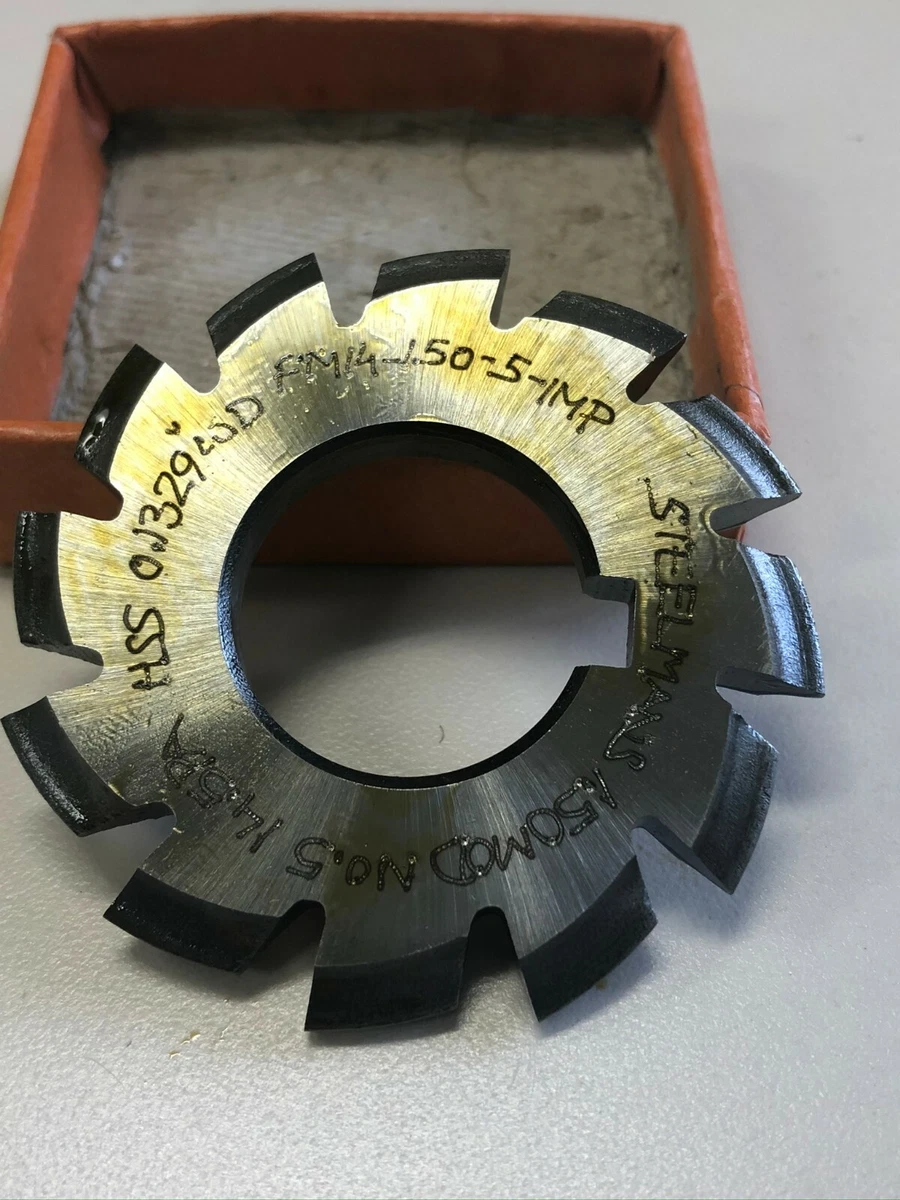 Convex Involute Gear Cutter, 5 7P 141/2 PA, 1 Arbor, US, 56 OFF