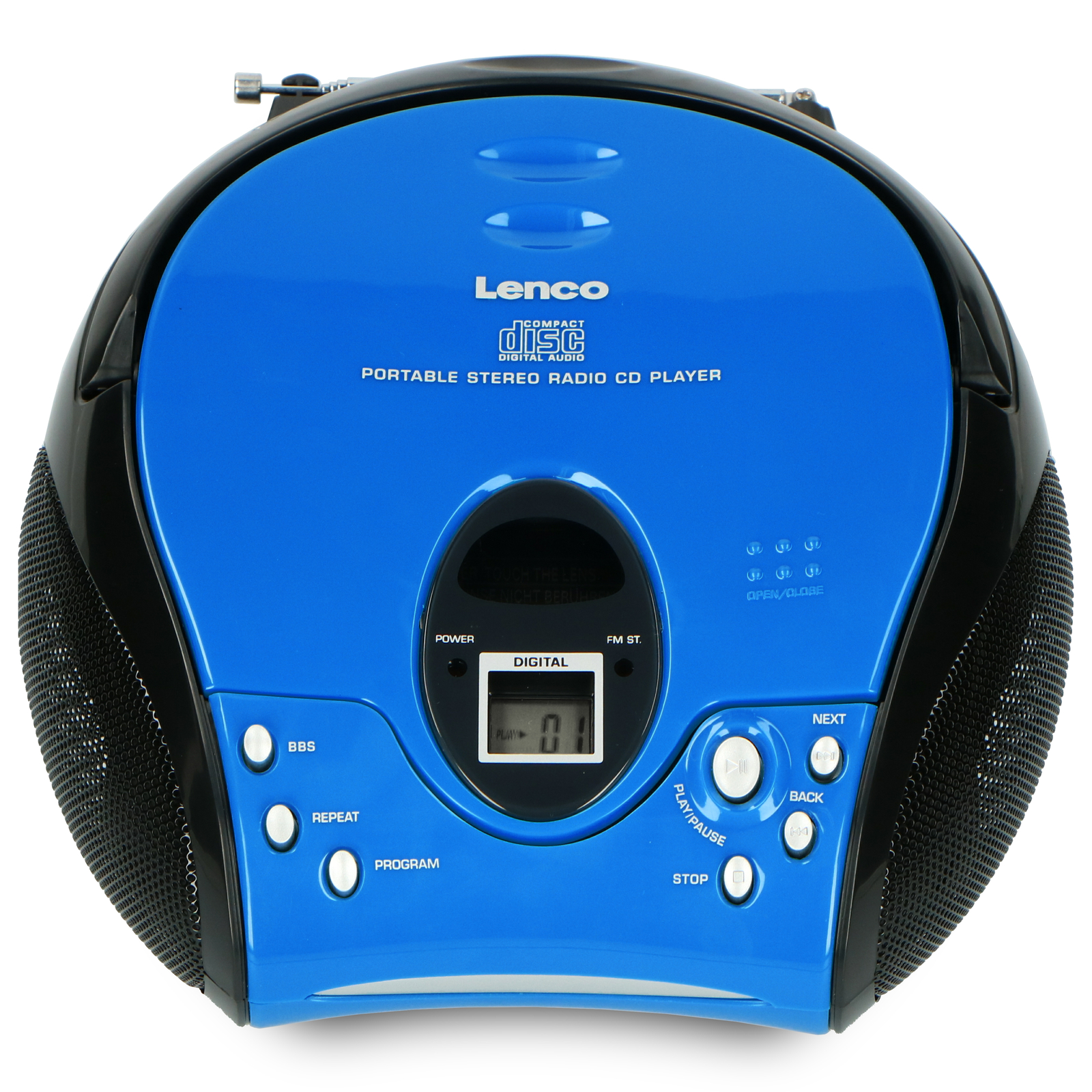 Thumbnail - Lenco Scd-24 Blau/schwarz - Tragbares Fm-radio - Cd-player +
