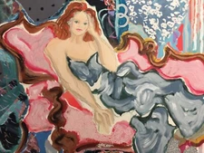 ANN BARBIERI - DAYDREAMS  - ORIGINAL SERIGRAPH HAND SIGNED AND NUMBERED