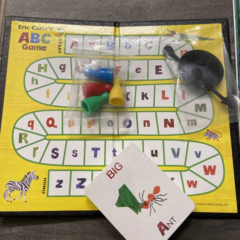 Eric Carle's ABC Board Game Age 3+ - 2 to 4 players NEW Open Tin - Image 3 of 4