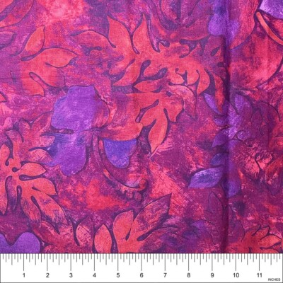 Ambrosia Leaves Jinny Beyer 2012 Cotton Quilt Fabric Quilt, Sew, Craft | 26''x44''