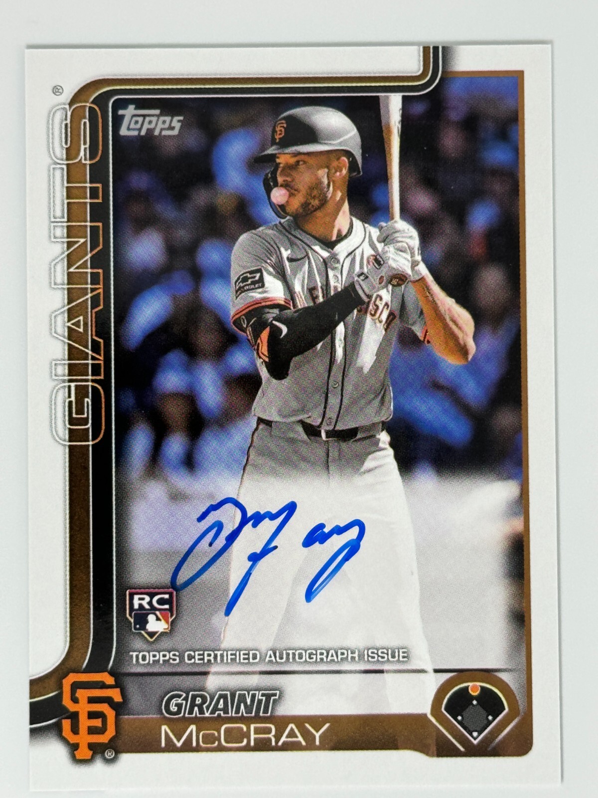 Grant McCray RC Flagship Real One Autograph SP ON CARD AUTO 2025 Topps #213