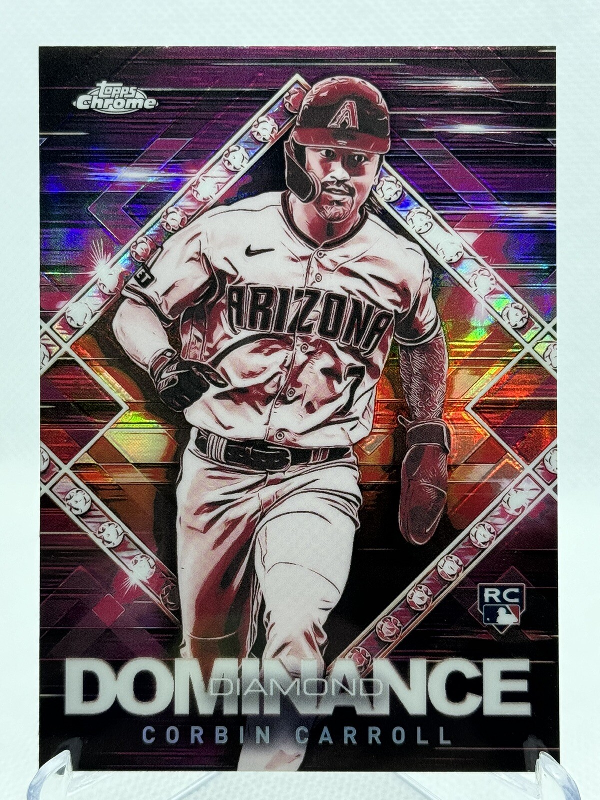 Corbin Carroll 2023 Topps Chrome Update Diamond Dominance Case Hit