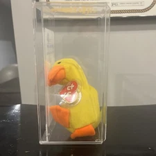 Ty Beanie Babies 1st Gen Quackers Without Wings Wingless China Authenticated