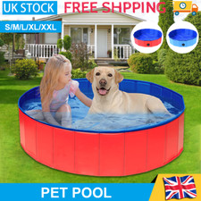 XX-Large Pet Bath Dog Swimming Pool Splash Bath Paddling Pool Puppy Bathtub UK
