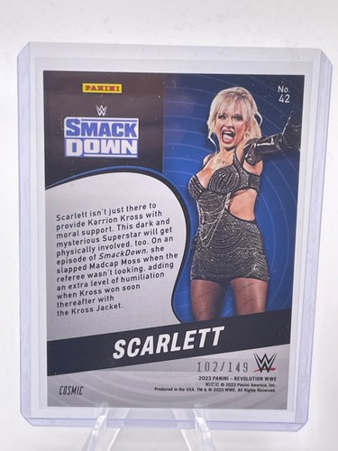 2023 WWE - Revolution - Cosmic /149 - #42 Scarlett - Imagen 2 de 2