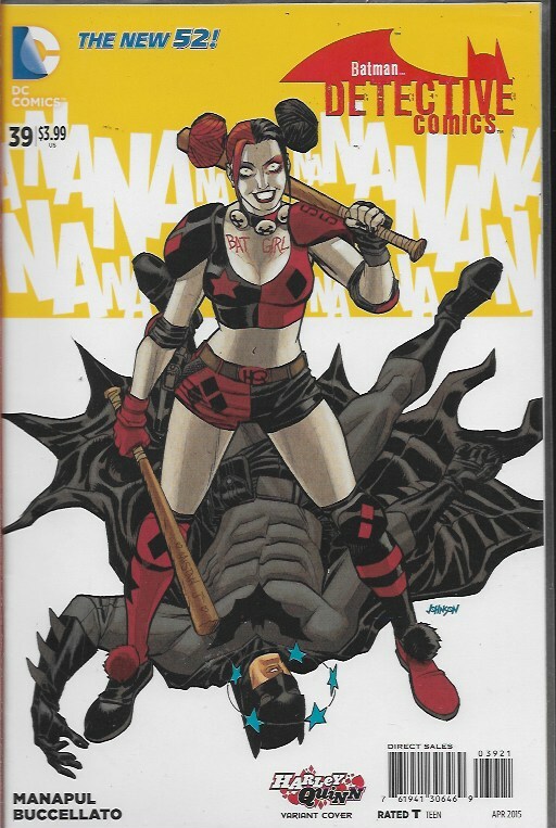 BATMAN DETECTIVE COMICS (2011) #39 HARLEY QUINN Variant - Back Issue
