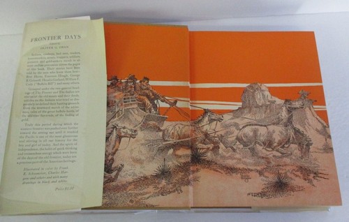 FRONTIER DAYS edited by Oliver G. Swan Circa 1930, Illustrated, in DJ - Picture 3 of 8