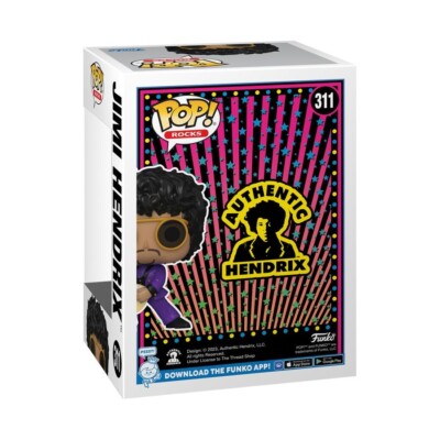Funko POP! Rocks Jimi Hendrix #311 Purple Jimi Hendrix - 2023 San