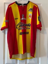 MEXICAN SOCCER JERSEY MONARCAS MORELIA, CALIENT.MX, COCA COLA SIZE L CHEST 25"