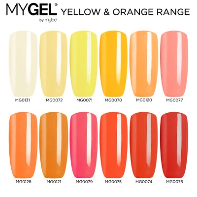 Mylee MYGEL Yellow Range UV LED Soak-Off Gel Nail Polish Colour Manicure 10ml