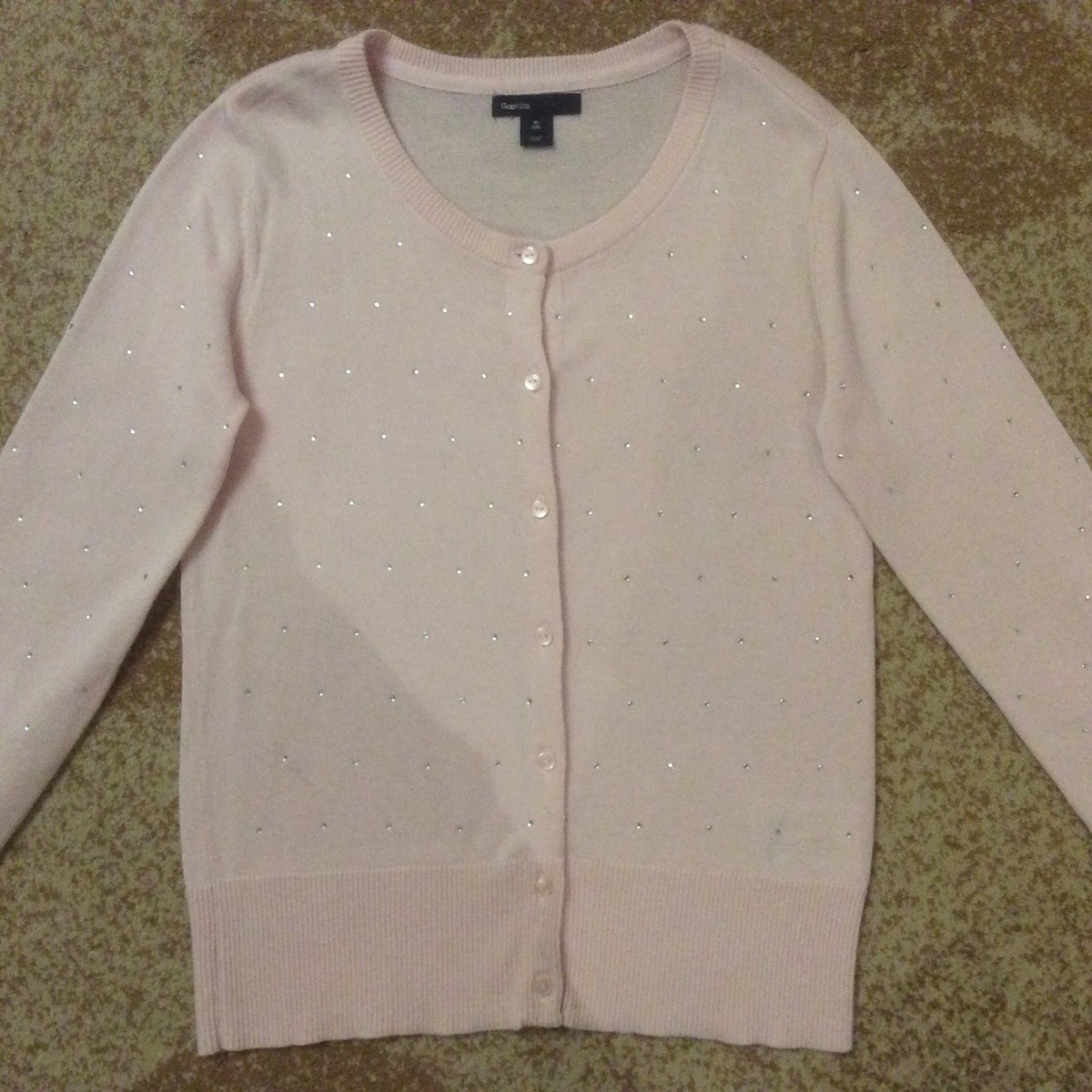 Cardigan Fille GapKids Taille XL/12 - 100% Coton Rose Doux - Neuf Sans étiquette
