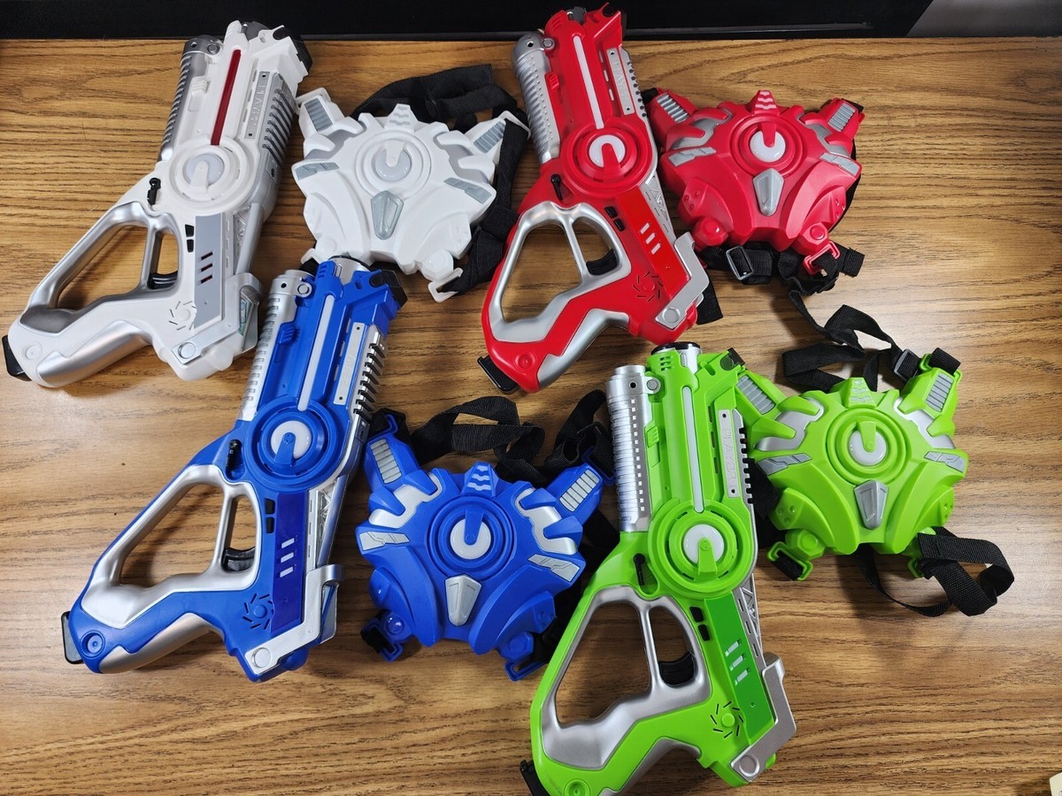 Duck Hunt Game Laser Tag Set Of Guns Vests For Kids (4 Team