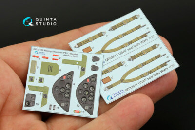 Quinta Studio 1/32 Pt-17 Kaydet Coloured Interior Detail Parts for Roden kits