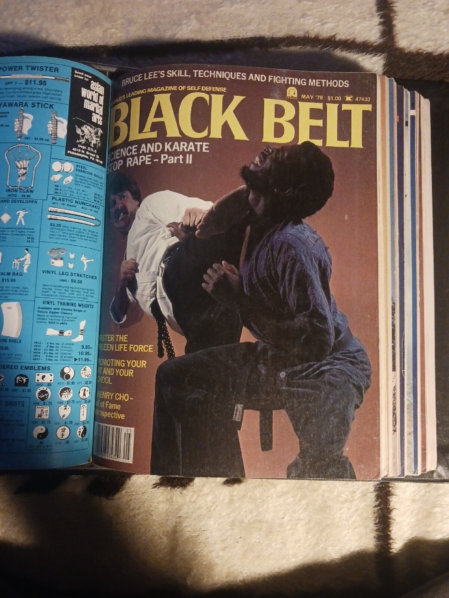 Vintage 1978 Black Belt Magazines Complete Year ( 12 total ) with