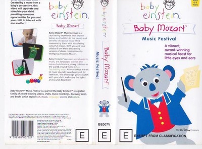 Baby Einstein Baby Mozart Vhs Pal Video A Rare Find Ebay