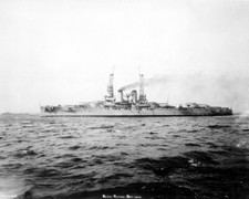 USS Arkansas portside World War I 8x10 WWI WW1 Photo 71