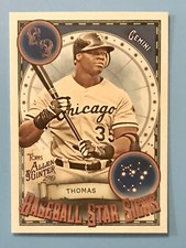 2019 Topps Allen & Ginter FRANK THOMAS BASEBALL STAR SIGNS Insert #BSS-7 Chicago