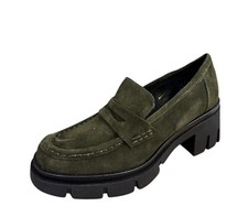 Mocassini tacco 4,5 cm Cinzia Soft PQ9475615-003 camoscio verde oliva SCONTO