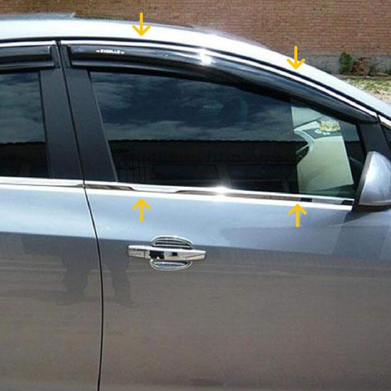 US 3/4" Chrome Trim Molding Strip Decoration Car Body Door Side Protector 16.4ft