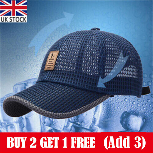 Dry run Baseball cap summer mesh Sun hat men's hat sports cool outdoor FashiFC_voghion.com