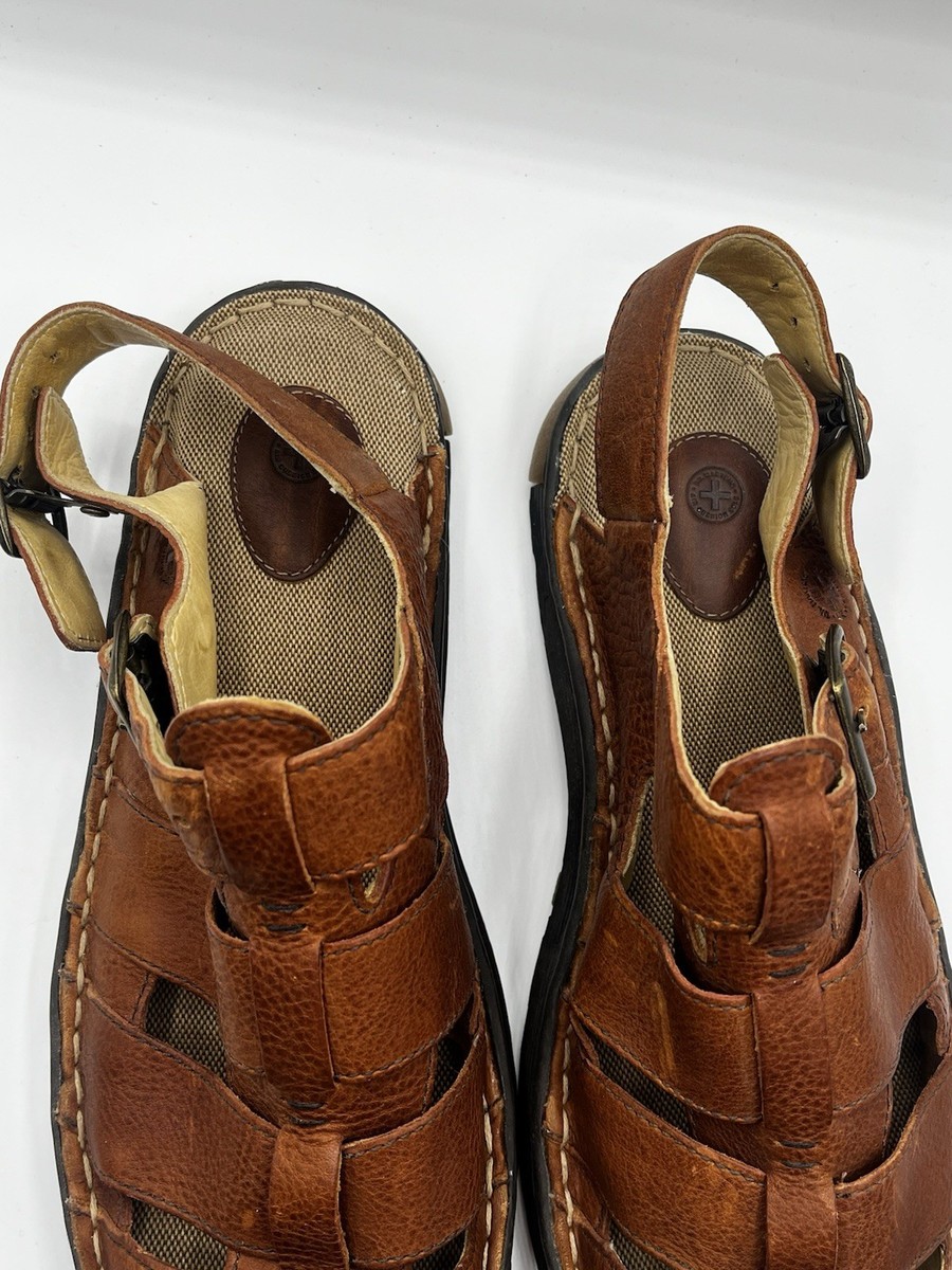 Dr. Martens Fenton Fisherman Sandals Mens 13 M Brown Leather Shoes