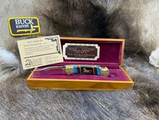 Buck David Yellowhorse Vintage 112 Custom "Horse" Knife Mint In Box & COA "A1"