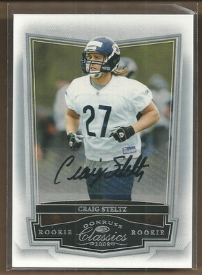 2008 Donruss Classics #181 Craig Steltz Auto /499 RC - FB