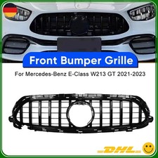 Für Mercedes W213 GT Panamericana Sport Grill Schwarz Glänz Kühlergrill ab 2020