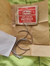 10 x AKRA najlepsze zakrzywione igły do materaca tapicerka rzemiosło skórzane, nowe stare zapasy