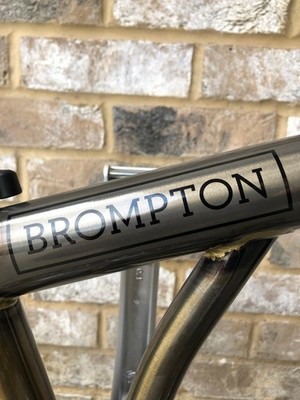 ブロンプトン S6L Raw Lacq Brompton Raw Lacquer S6L - WORLDWIDE SHIPPING - Beautiful Brompton