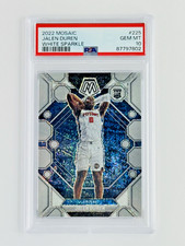 2022 Mosaic Jalen Duren White Sparkle RC PSA 10 GEM 💎 SSP Pop 3 Pistons Rookie