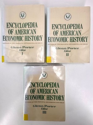 Encyclopedia of American Economic History Porter 1980 3-Volume Set Scribner's