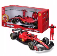 Bolid F1 Ferrari SF-23 Figurka Charles Leclerc 1:24 Model Bburago 18-26809 Bbura