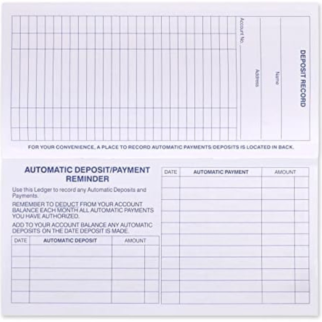 как выглядит 24 PCS Check Registers for Personal Checkbook, Easy to Read Checkbook Register фото