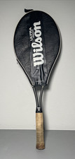Vintage Wilson Ultra Graphite Tennis Racquet PWS 4 3/4 M With Cover USA Made