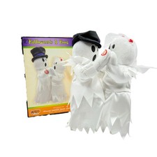 Cracker Barrel Halloween's A Hoot Dancing Ghost Couple Pre-owned In Box TESTED