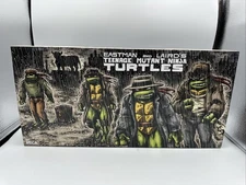NECA TMNT Gangster Turtles 4-pack Eastman Laird Mirage Comic Haulathon 2025