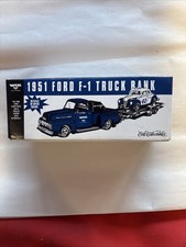 WIX FILTERS 1951 FORD F-1 PICK-UP TRUCK BLUE DIE CAST BANK ERTL 1:25 NEW NIB
